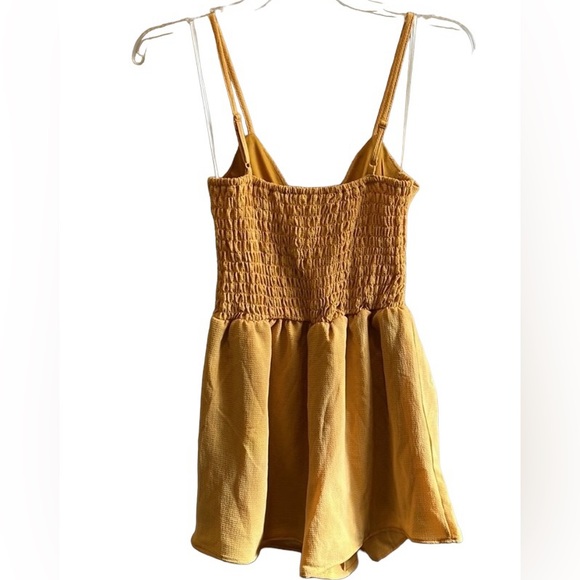 FASHION NOVA “YOUR DAILY ROMPER” IN MUSTARD SIZE MEDIUM - Picture 5 of 12